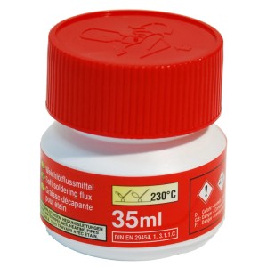 Rothenberger Industrial Weichlötflussmittel, 35ml Dose für Lötgeräte.