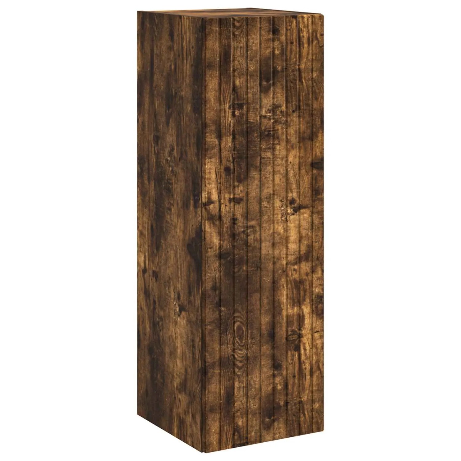 vidaXL Wandmontierter Badezimmerschrank Geräucherte Eiche 890667