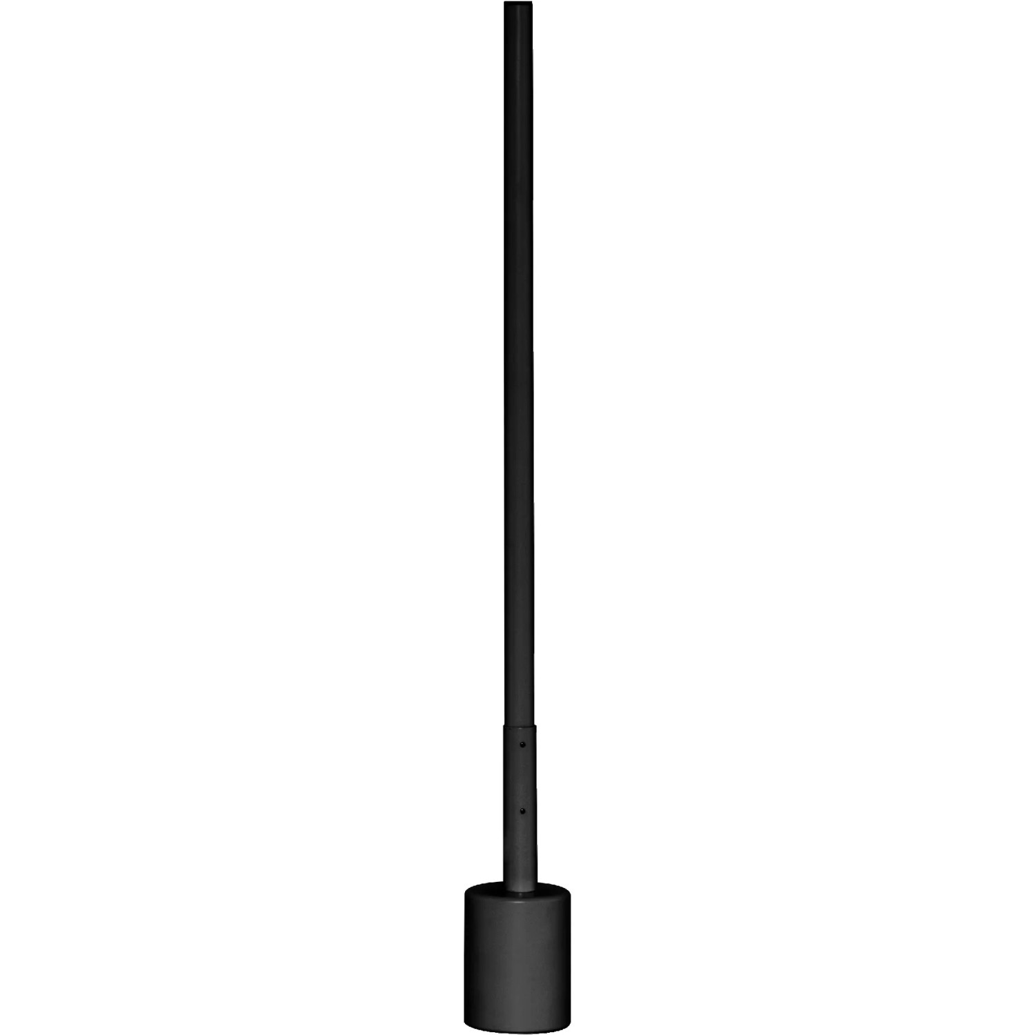 Schlanke, schwarze Ledvance Smart+ WiFi Stehleuchte für die Ecke, 80 cm hoch.