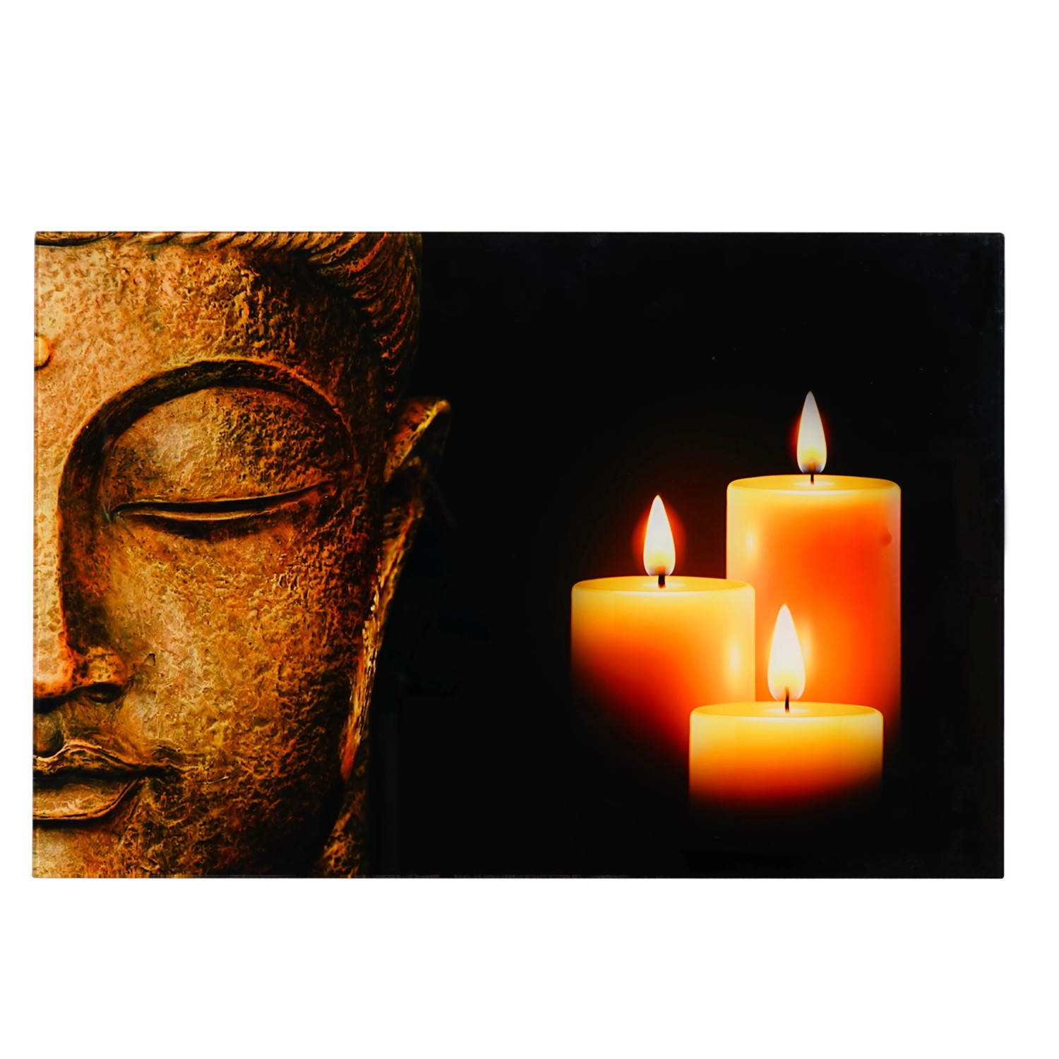 MCW Glasbild T117 40x60cm Buddha günstig online kaufen