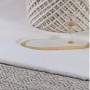 Cremefarbener MeGusta Kurzflor Teppich Clara, 160x230 cm, mit weicher Oberfläche.