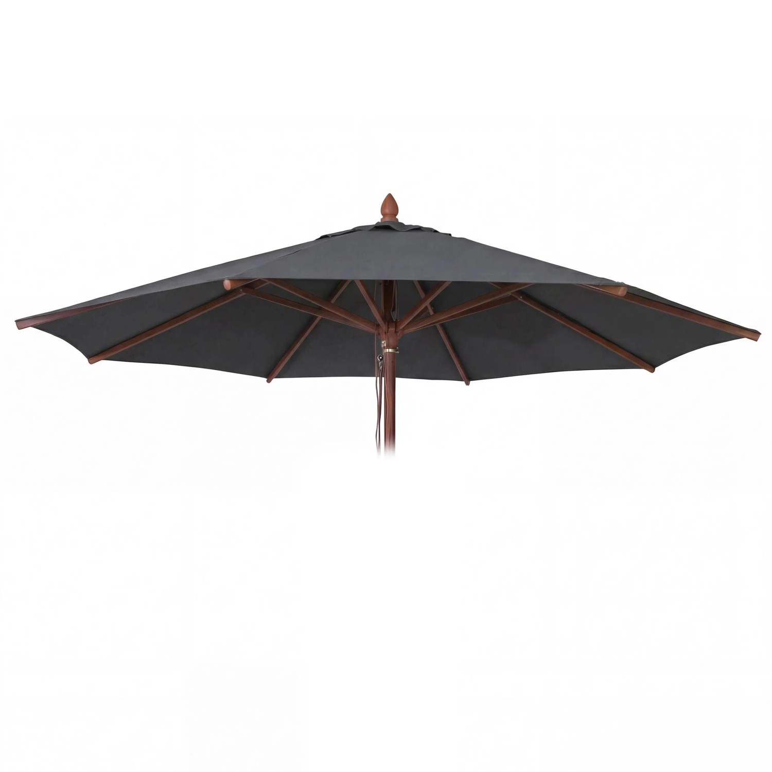 MCW Ersatz-Bezug Für Gastronomie Holz-Sonnenschirm C57b Rund Ø4m Polyester Anthrazit