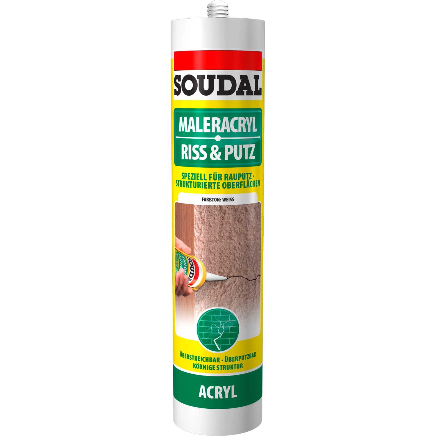 Soudal Riss & Putz Acryl Weiß 300 ml