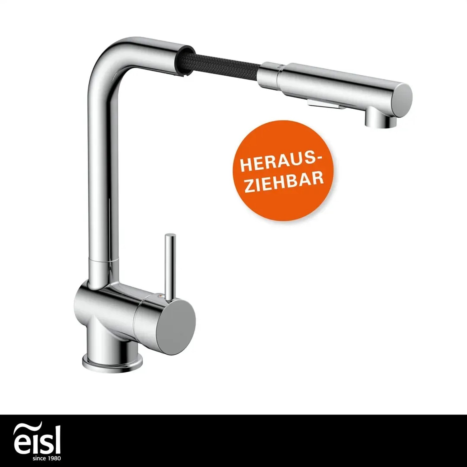 Eisl Wasserhahn Küche mit herausziehbarer Brause Chrom kaufen bei OBI