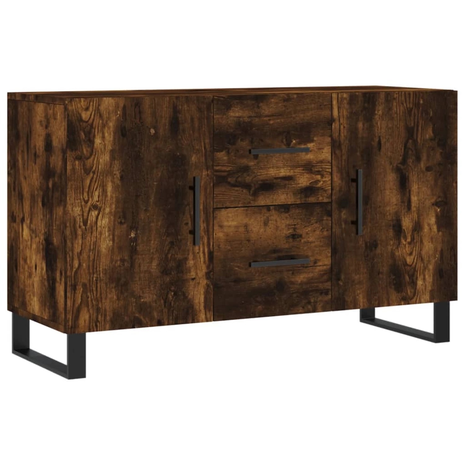 vidaXL Sideboard Räuchereiche 100x36x60 cm Holzwerkstoff 828201