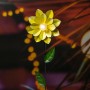 Marelida LED Solar Gartenstecker Blume Blüte Für Garten Balkon Deko Blumenstecker Gelb_2