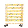 Wagner Multi Roller mit Zitronenmuster, Rolluntersetzer mit 4 Rollen, Tragkraft 100kg.