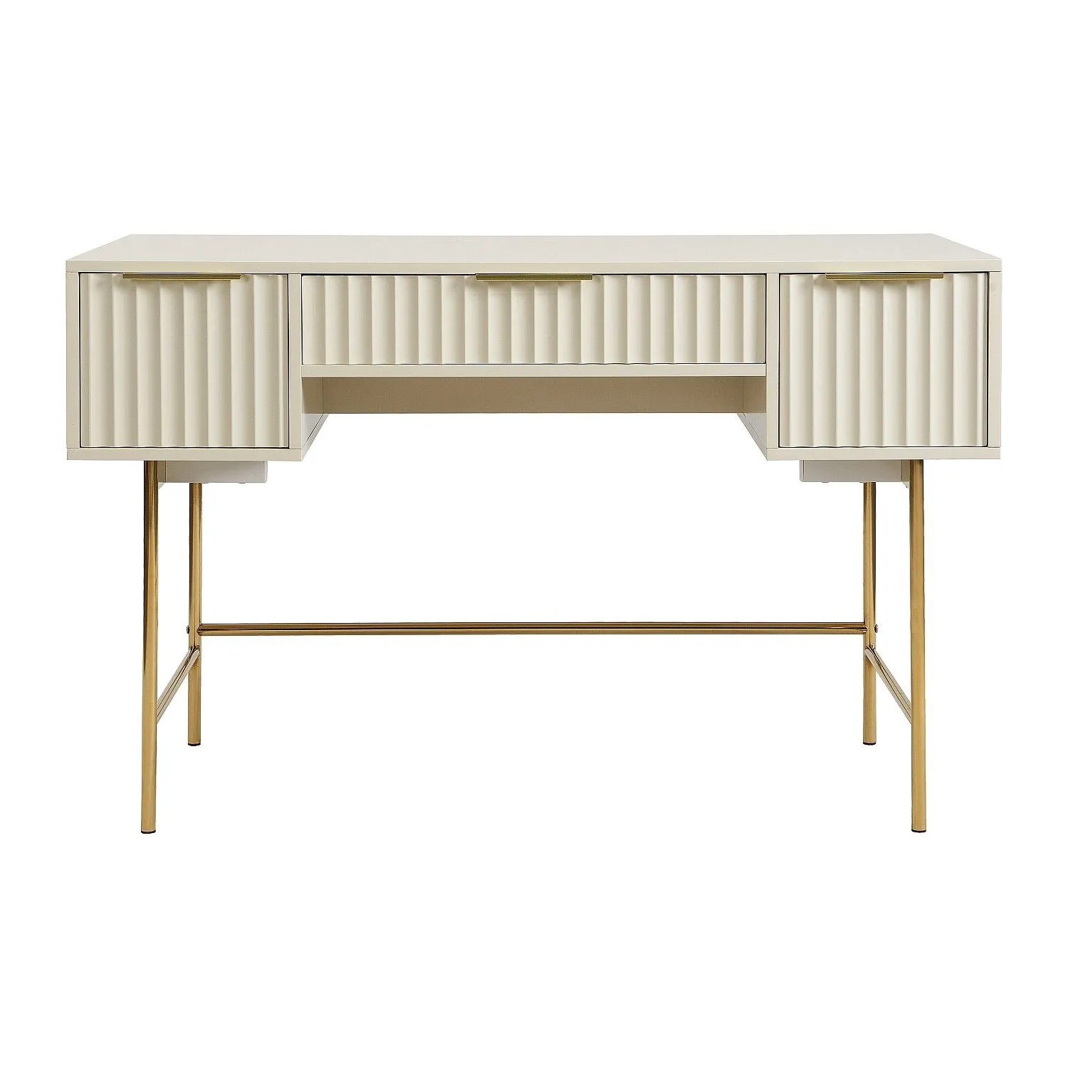 Vente-unique Schreibtisch Vitesda Beige 120 cm