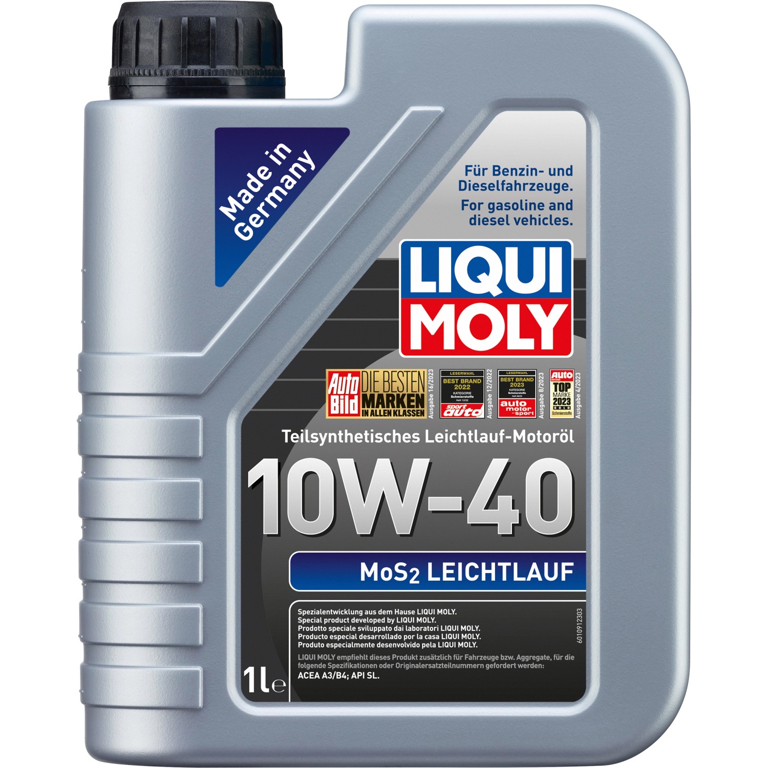 Thumbnail - Liqui Moly MoS2 Leichtlauf 10W-40 1 l