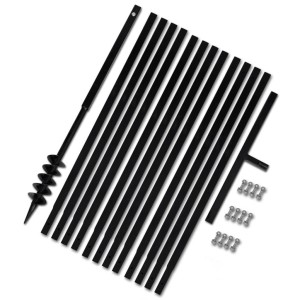 vidaXL Erdbohrer mit Griff 80 mm Verlängerungsrohr 13 m 270541