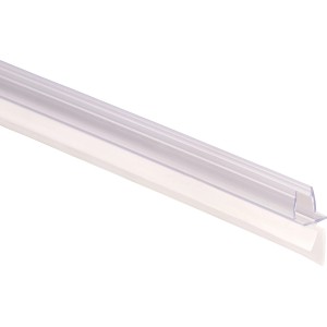 Weiße Duschdichtung für Varro Faltwand, 427mm lang.