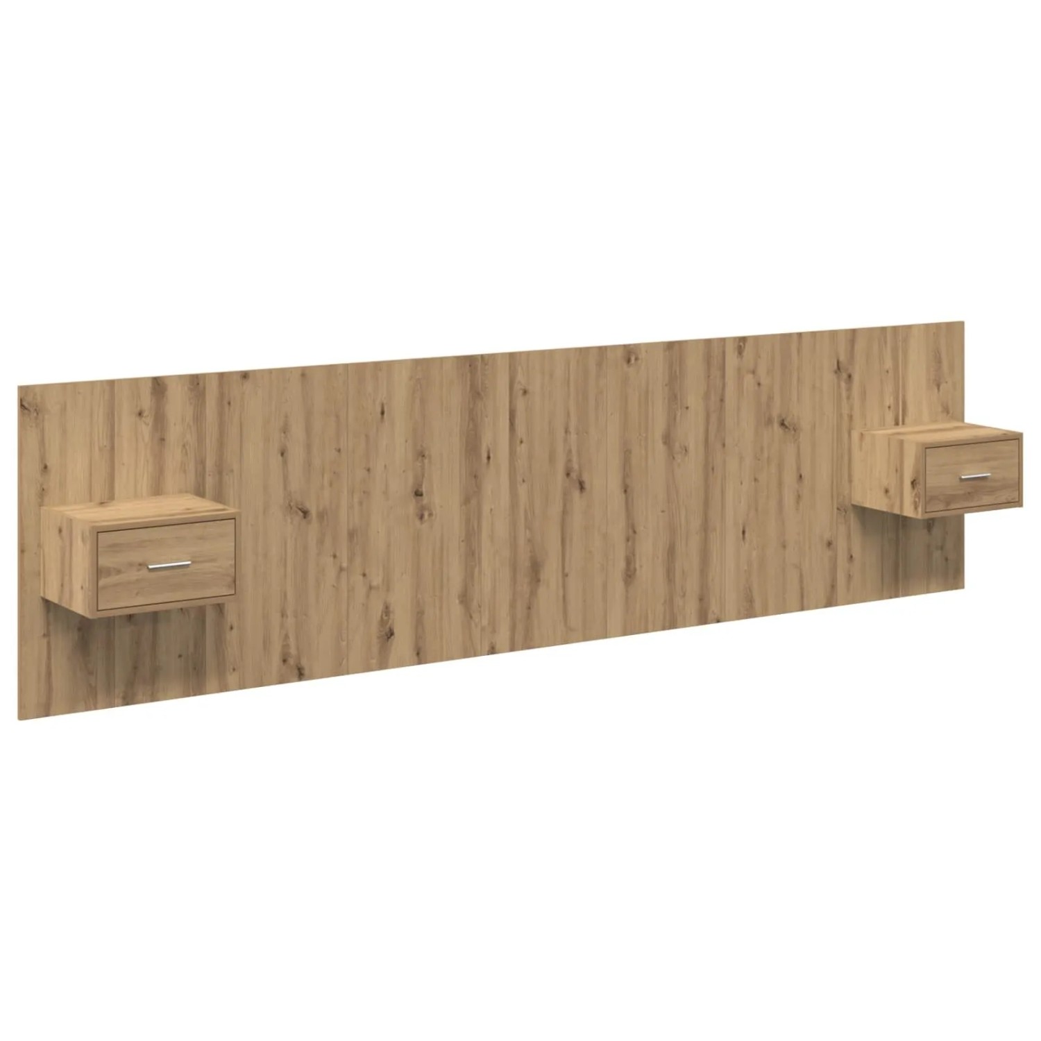 vidaXL Kopfteil mit Schrank 3 Stk Artisan-Eiche Holzwerkstoff 3415964 günstig online kaufen
