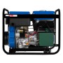 EBERTH 5000W Notstromaggregat mit Dieselmotor, 3-phasig, im stabilen Metallrahmen.