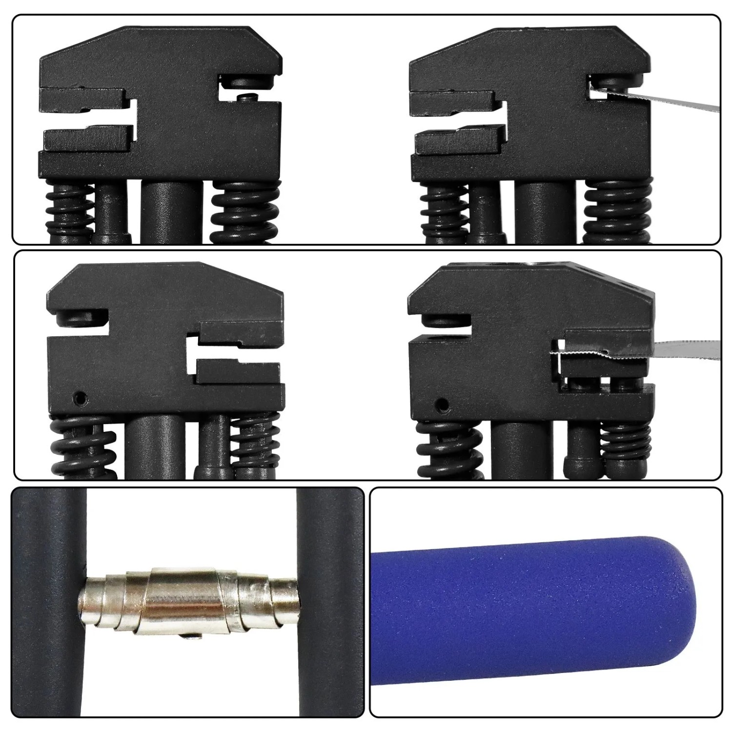 CCLIFE Kombinierte Absetzzange Ø5mm Lochzange Falzzange Karosseriezange Blechlocher zum Lochen und Falzen_4