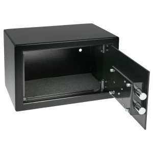 HMF 49200-02 Safe Tresor Schlüssel Möbeltresor 31 x 20 x 20 cm Schwarz