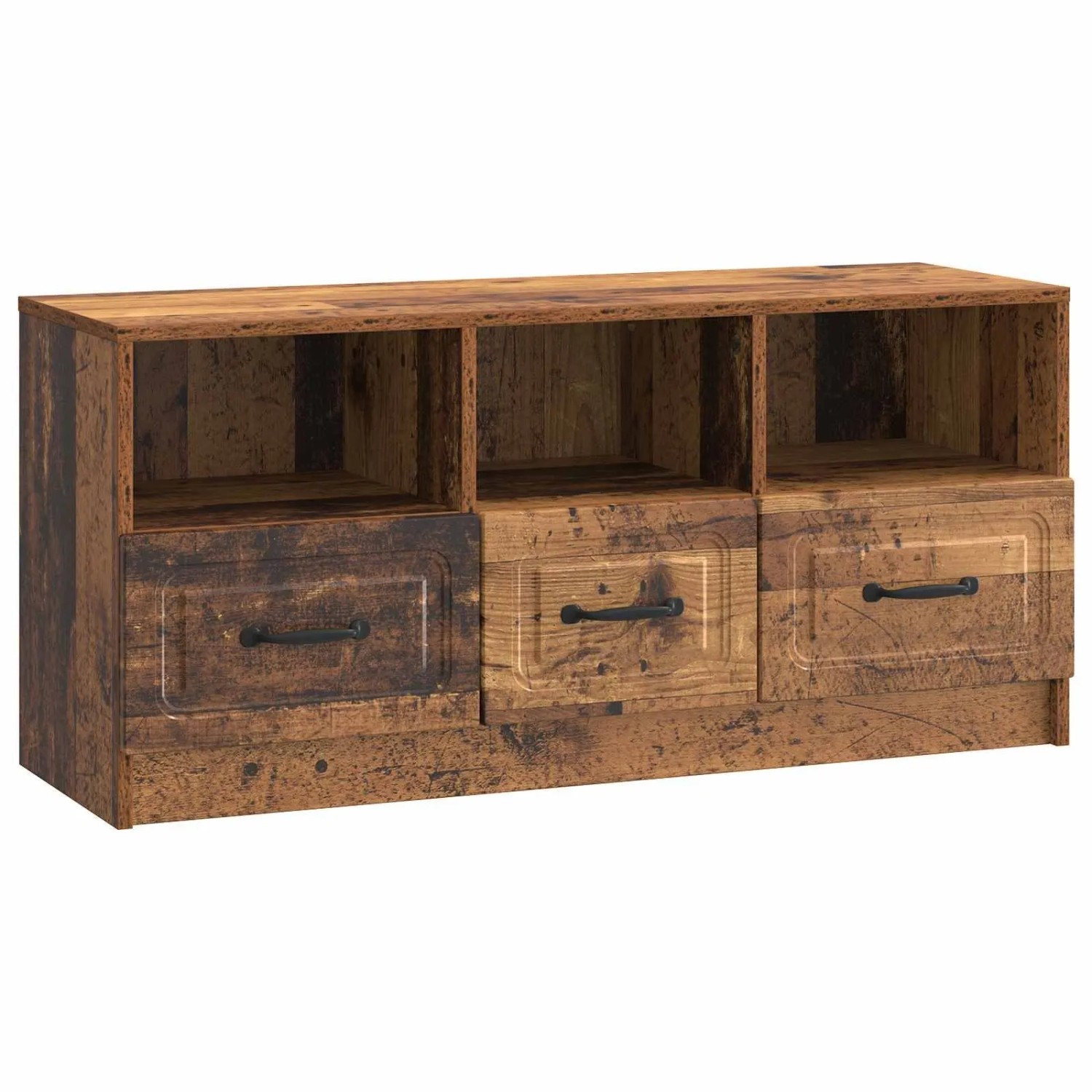 vidaXL TV-Schränk Altholz 102 x 34,5 x 47 cm Holzwerkstoff 895833