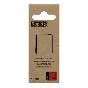 Rapid Tackerklammern Typ 53/8 mm, 1080 Stück im Karton.