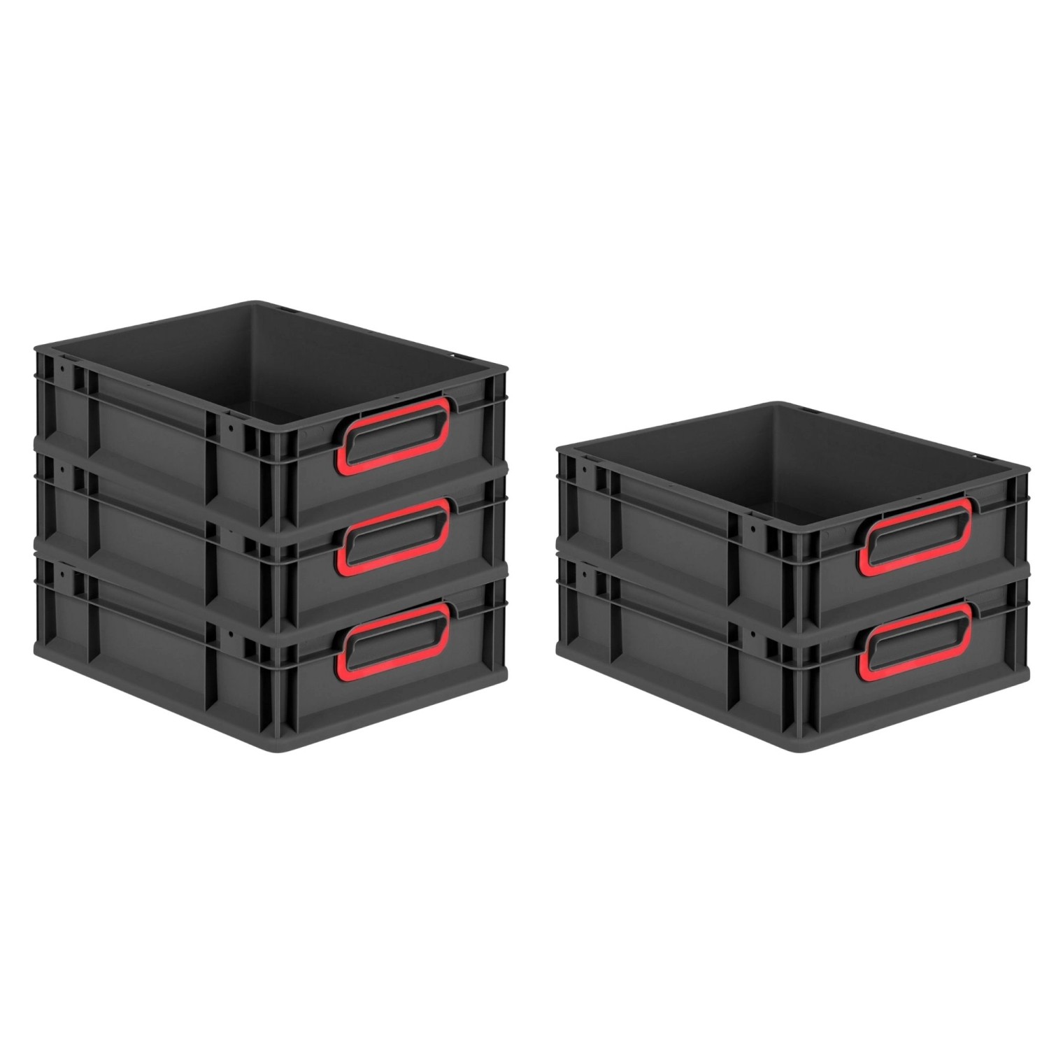 PROREGAL SparSet 5x Eurobox Nextgen Color HxBxT 12x30x40cm 11 Liter Griffe günstig online kaufen