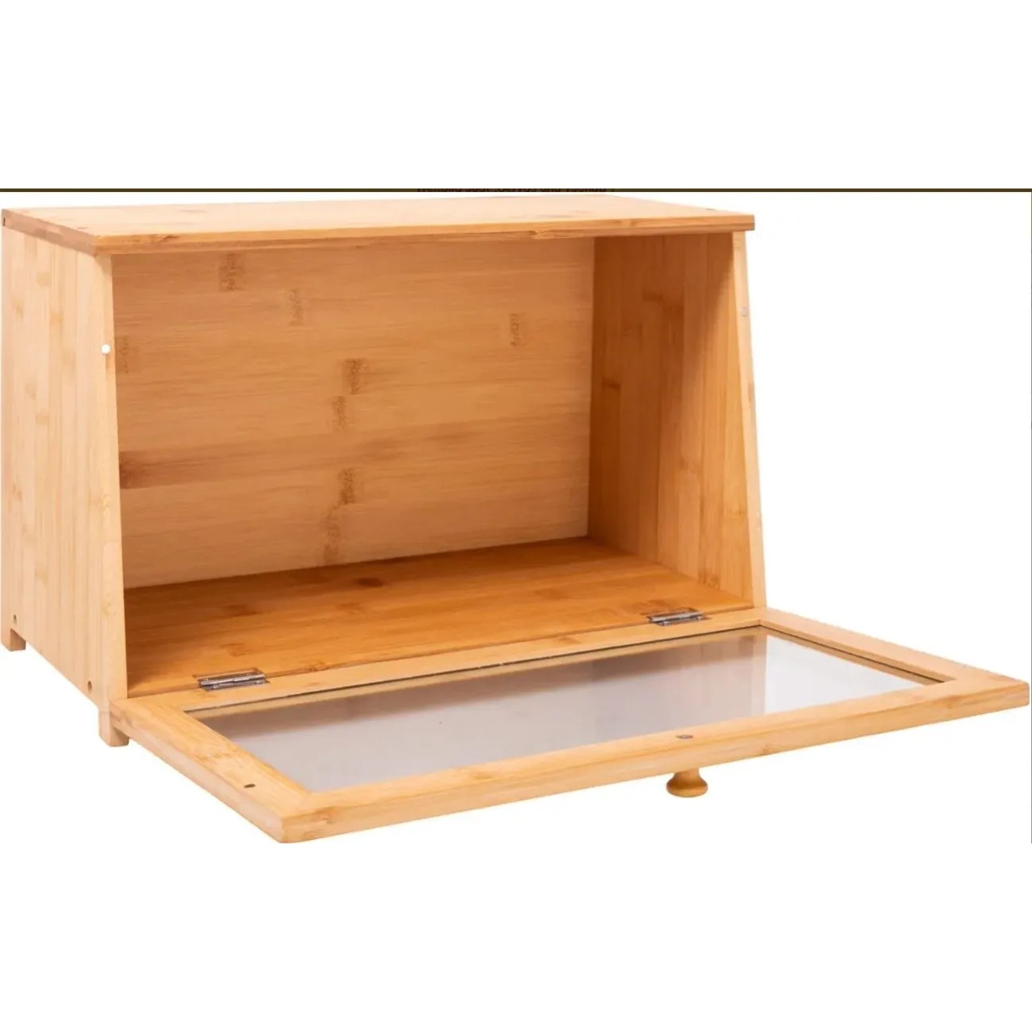 Westfalia Brotkasten XXL aus Bambus und Holz Braun