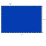 Blaue ECD Germany Abdeckplane 8x12m mit Alu-Ösen, wasserdicht, für vielseitigen Schutz.