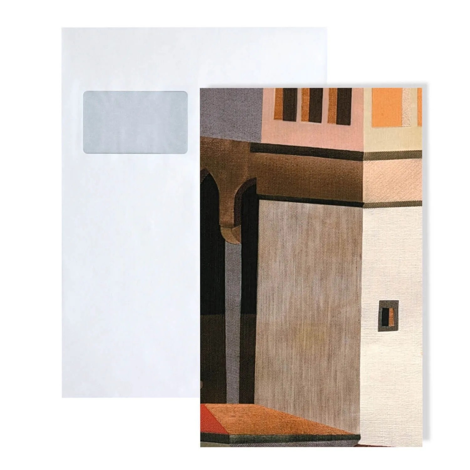 PROFHOME S-791871-GU DIN A4 Muster der Architektur-Tapete 1 Musterstück