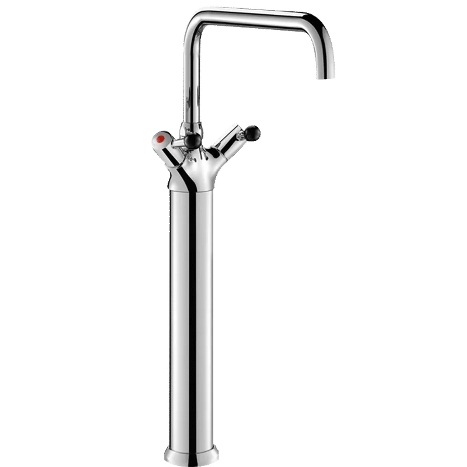 Delabie Standmischbatterie Einloch 100,/min Schwenkauslauf D22 L300 H650mm