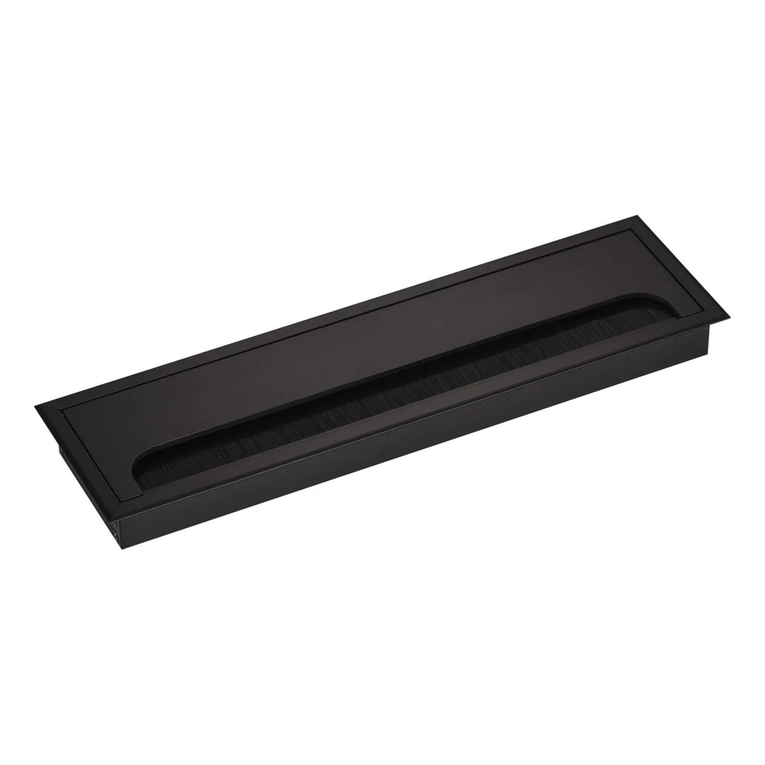 SOTECH CAVO Kabeldurchlass Kabeldose Eckig 280 x 80 mm Schwarz Eloxiert