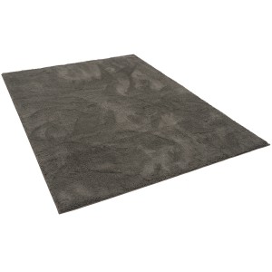 Anthrazitfarbener Hochflor Teppich (160x230cm) von Pergamon, super soft und luxuriös.