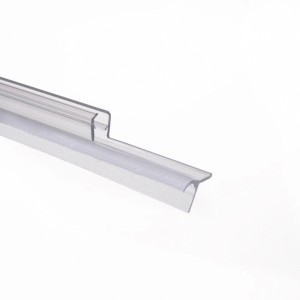 Transparentes Schulte Dichtprofil für Dusche Alexa Style 2.0 und Sunny, Glasstärke 5mm.
