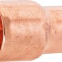 Löt-Absatznippel aus Kupfer, Ø 22 mm auf Ø 15 mm für Lötfittings.
