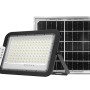 ENOVALITE Solarstrahler PRO 50W mit Solarpanel, Fernbedienung und kaltweißem Licht. Ideal für den Außenbereich.