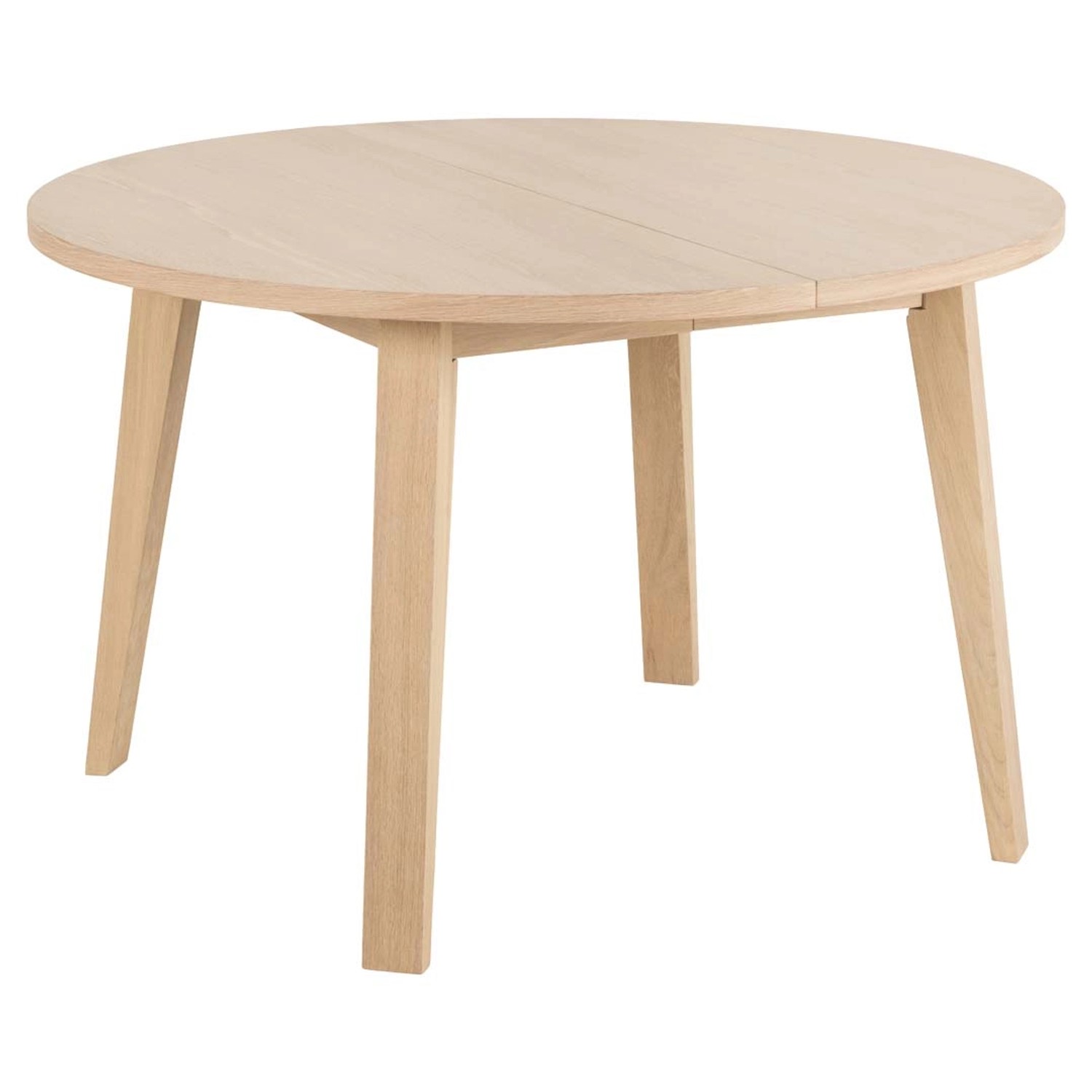 ebuy24 ALine Esstisch Ø120 Vorbereitet für Weitere Platten Eichenfurnier günstig online kaufen