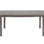 Ausziehbarer Gartentisch des Merxx Tinetto 7-tlg. Gartenmöbel-Sets, braun, Aluminium.