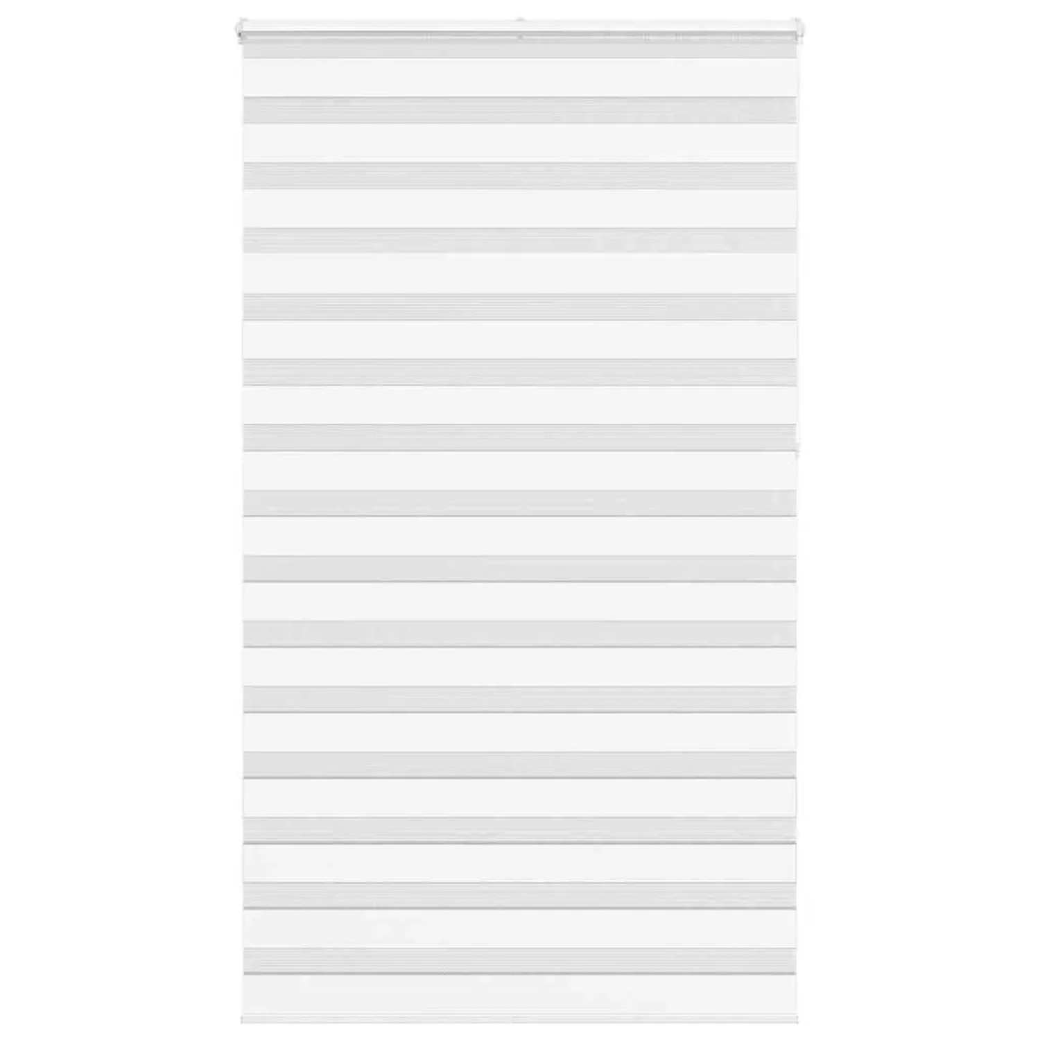 vidaXL Doppelrollo Weiß 135x230 cm Stoffbreite 130,9 cm Polyester 4014814