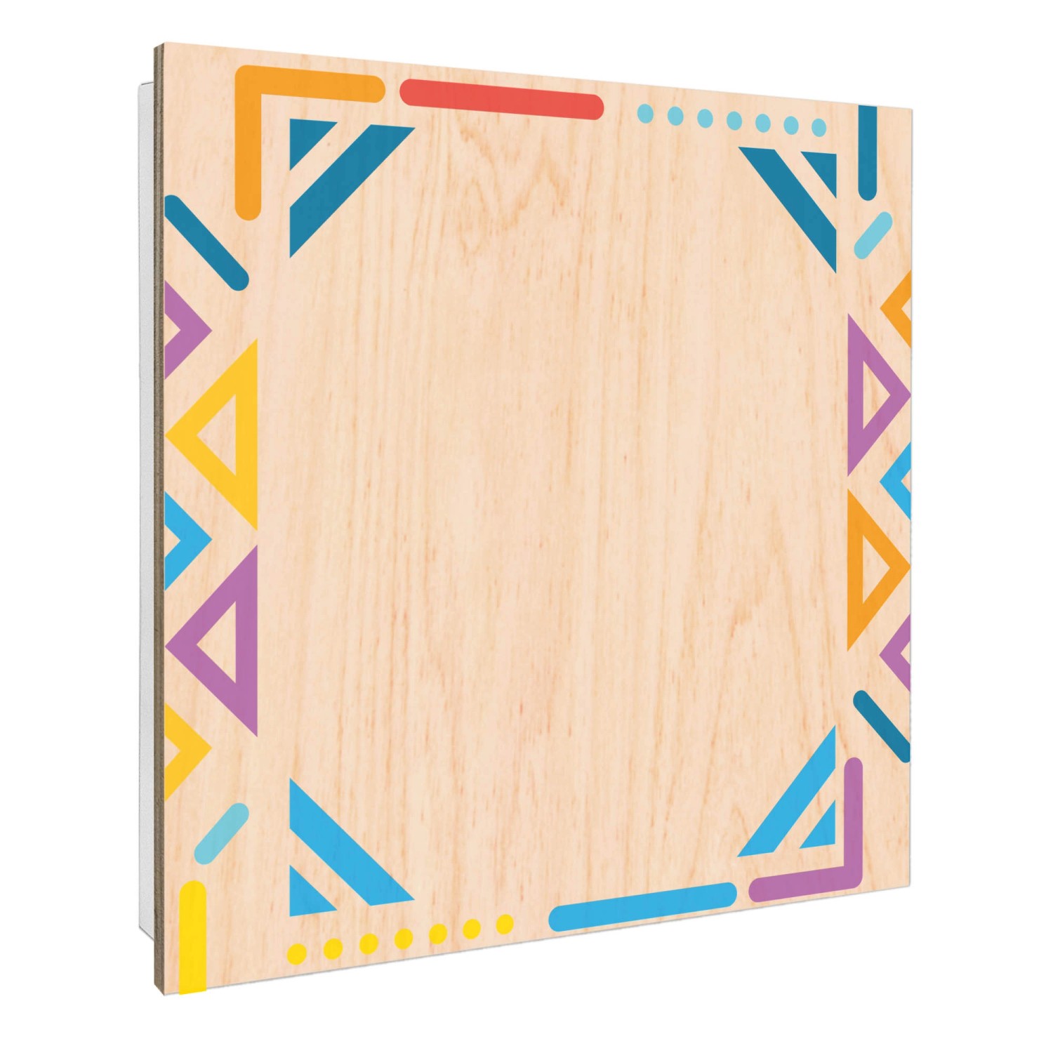 Banjado Großer Schlüsselbox Holz 30x30cm Weiß Scharnier Rechts 50 Haken Sch günstig online kaufen