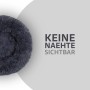Anthrazitfarbenes, rundes Bestlivings Haustierbett Fluffy (Ø70cm) ohne sichtbare Nähte.
