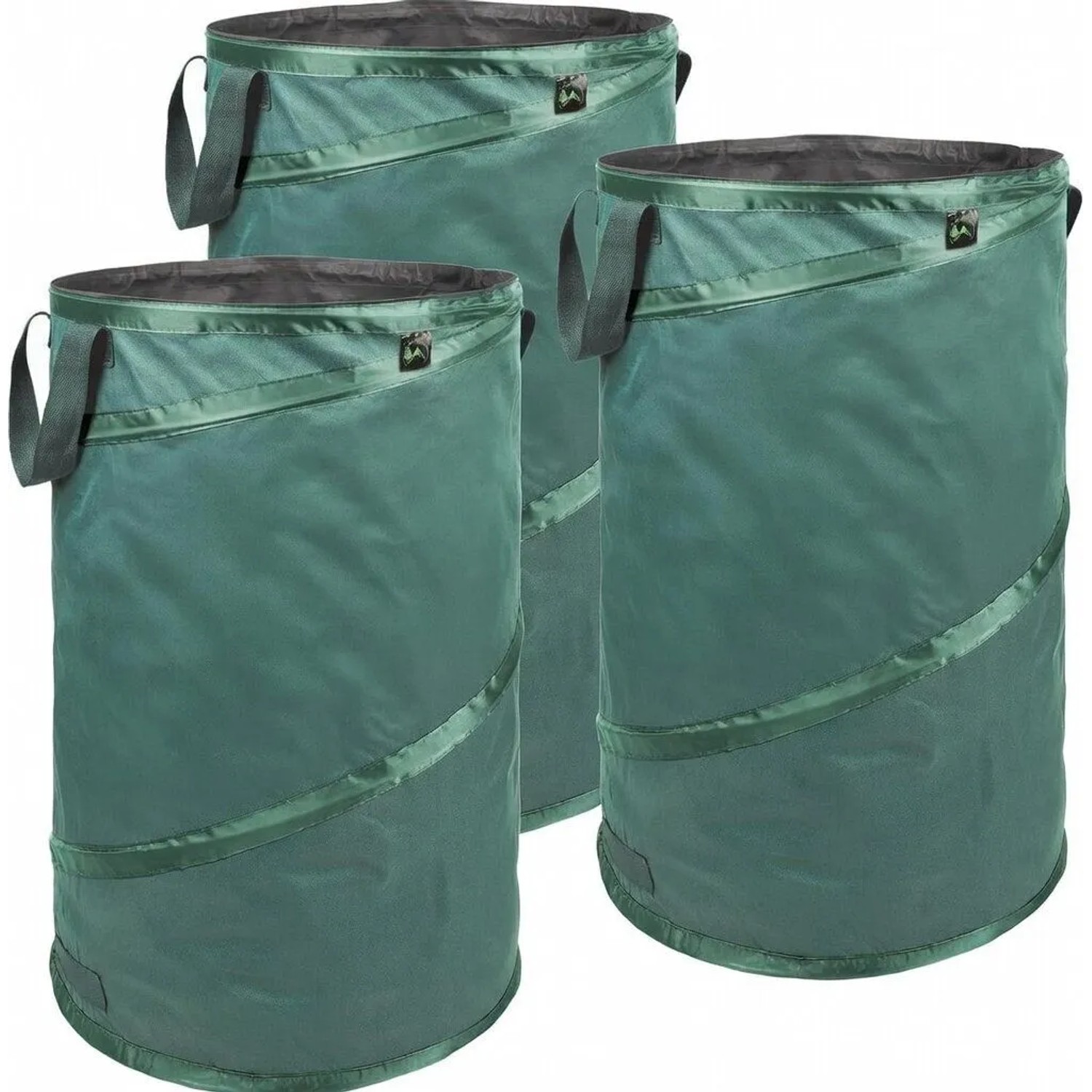 TTL GARDEN Pop-Up Laubsack Premium 120L 3er Set Selbststehend 220g/qm Gartensack Faltbar Für Laub Gras Gartenabfall