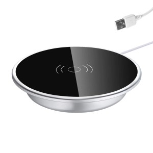 kalb Qi Einbau Schnellladegerät Fast Charge 20W Wireless Induktion Charger Drahtlos Ladestation Für Smartphones und Zubehör