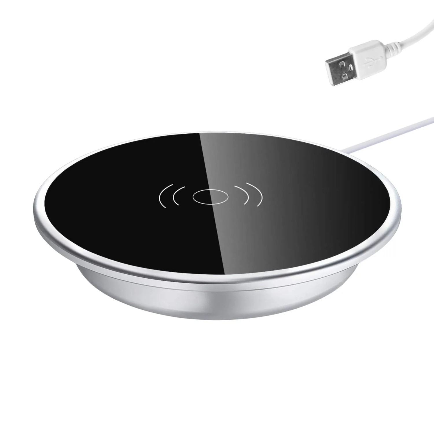 kalb Qi Einbau Schnellladegerät Fast Charge 20W Wireless Induktion Charger Drahtlos Ladestation Für Smartphones und Zubehör
