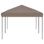 Faltbares Partyzelt in Taupe, 3x6 m, ideal für Outdoor-Events und als Sonnenschutz.