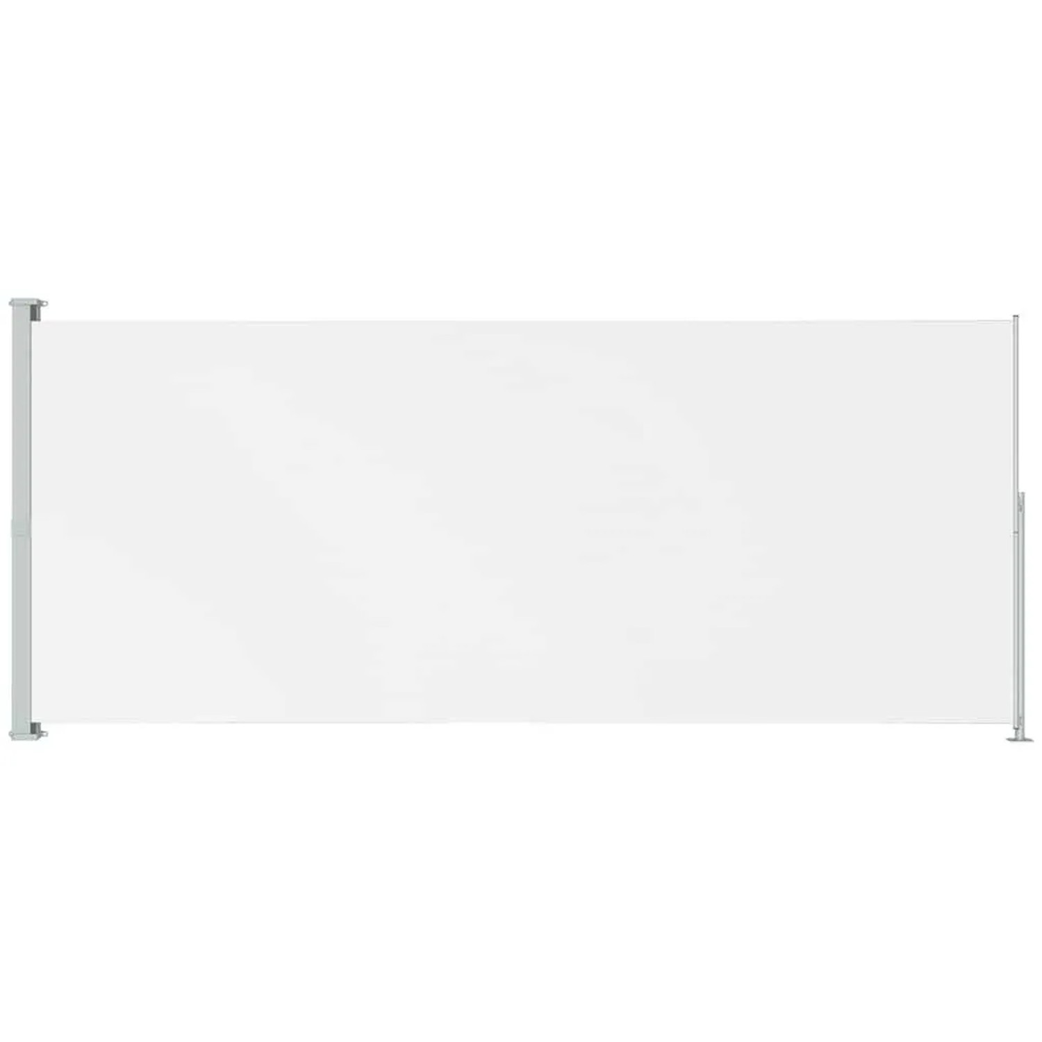 Furnicato Seitenmarkise Ausziehbar 220x500 Cm Creme