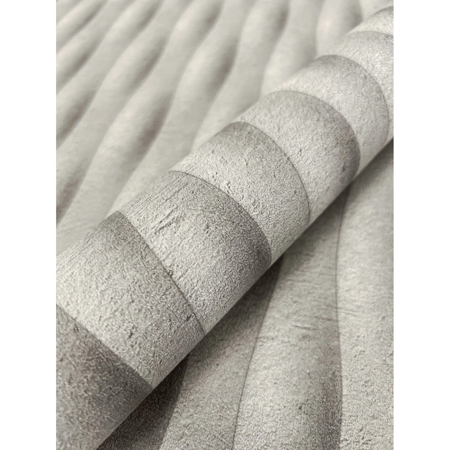 Newroom Vliestapete Sita Hellgrau Streifen Modern Strukturiert FSC® günstig online kaufen