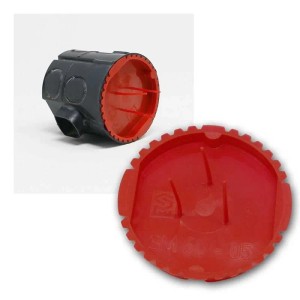 world-trading-net 10er Pack Signal DeckelPutzdeckel Ø60mm UP Dosen