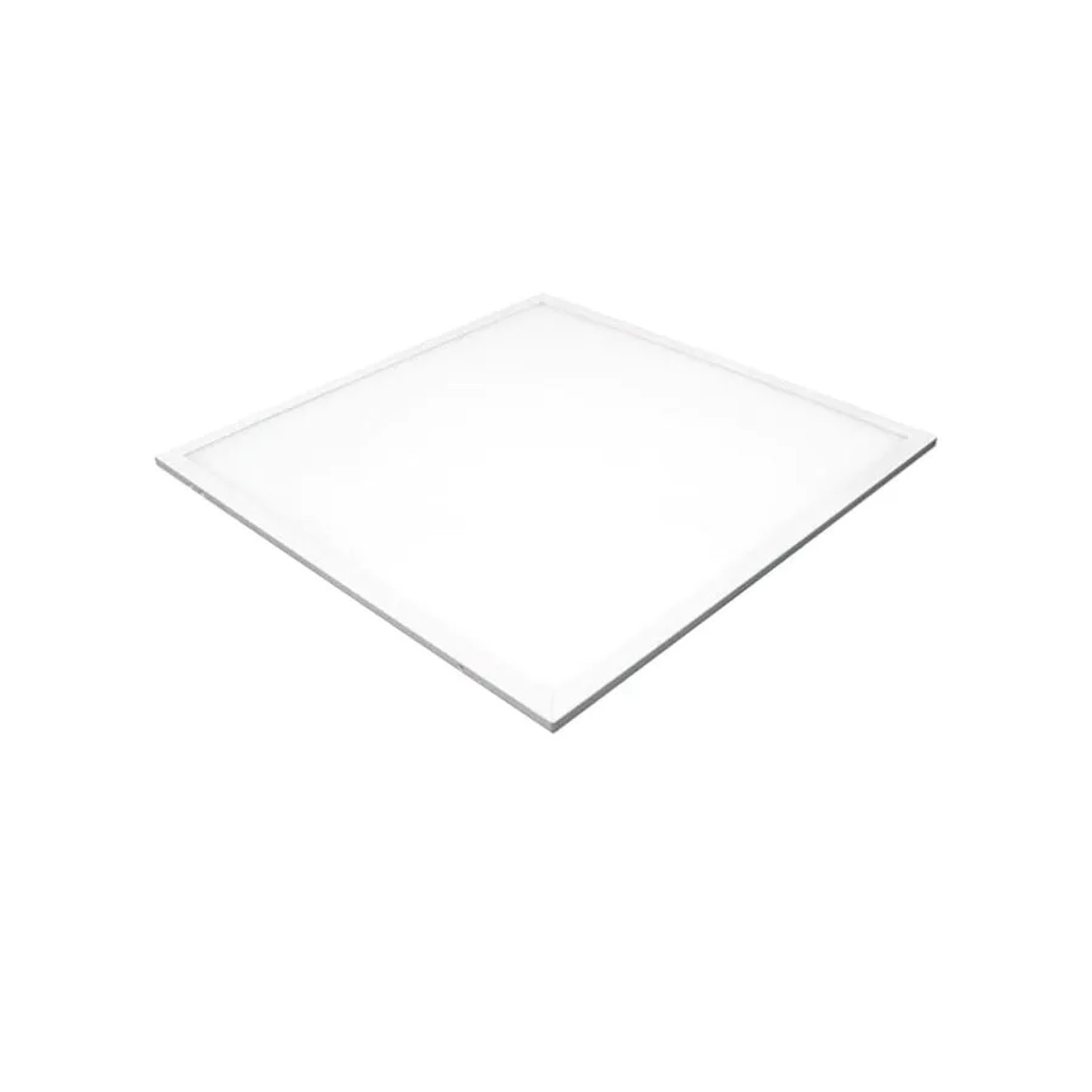Quadratisches, weißes LED Panel 60x60 cm für Rasterdecken, neutralweißes Licht.