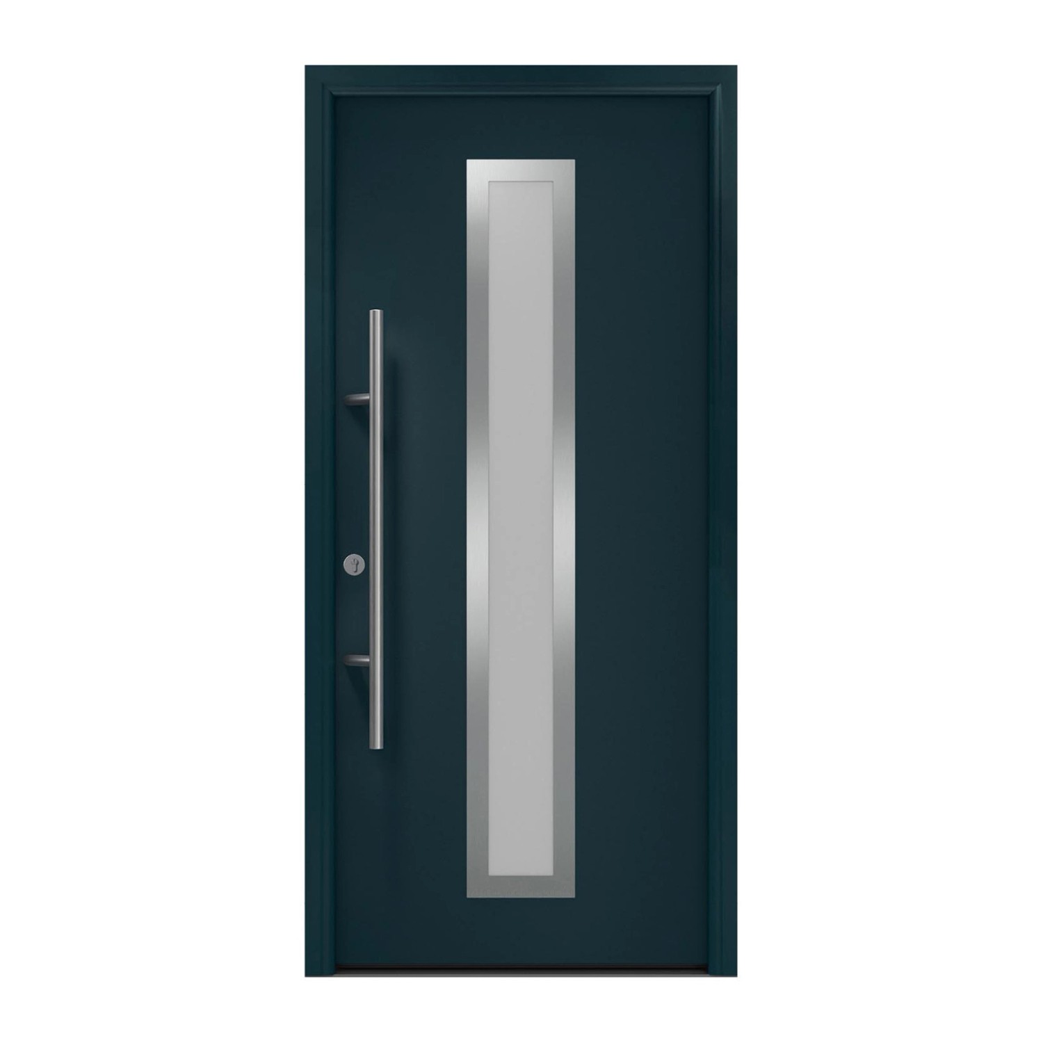 EcoStar Haustür Isopro Secur IPS 700S Anthrazitgrau 110 cm x 210 cm DIN L günstig online kaufen