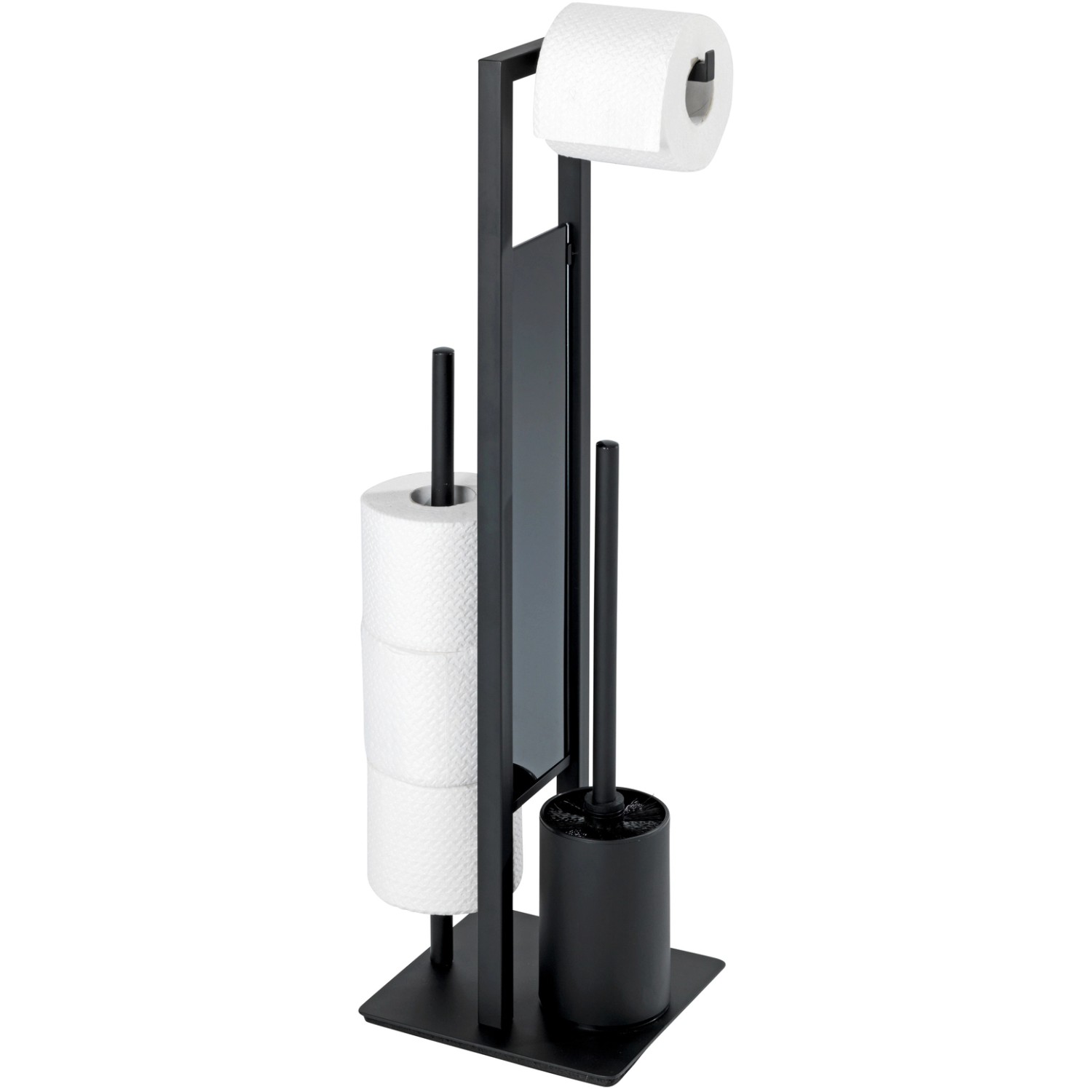 Wenko Stand WC-Garnitur Rivalta Schwarz