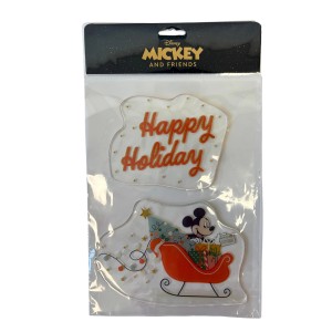 Disney Fensteraufkleber Mickey & Friends Glitzergel A4