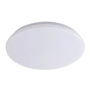 Lindby LED Deckenleuchte Eovi 10013342 Modern in Weiß aus Metall 1-flammig Badezimmerleuchte