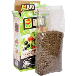 Compo Bio Beeren Langzeitdünger mit Schafwolle 2 kg