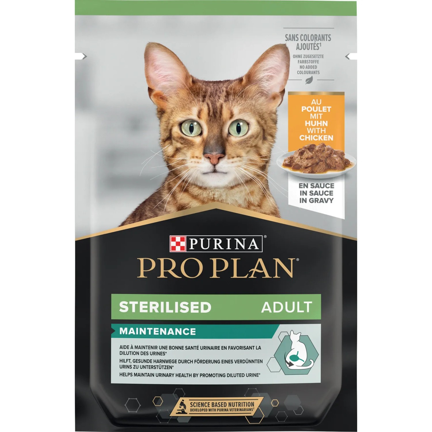Purina Katzenfutter Pro Plan Wet Sterilised Huhn 85 g Portionsbeutel